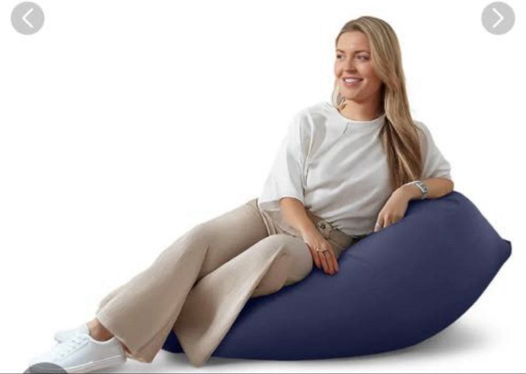 Yogibo Midi ヨギボーミディ　ネイビー　ビーズクッション