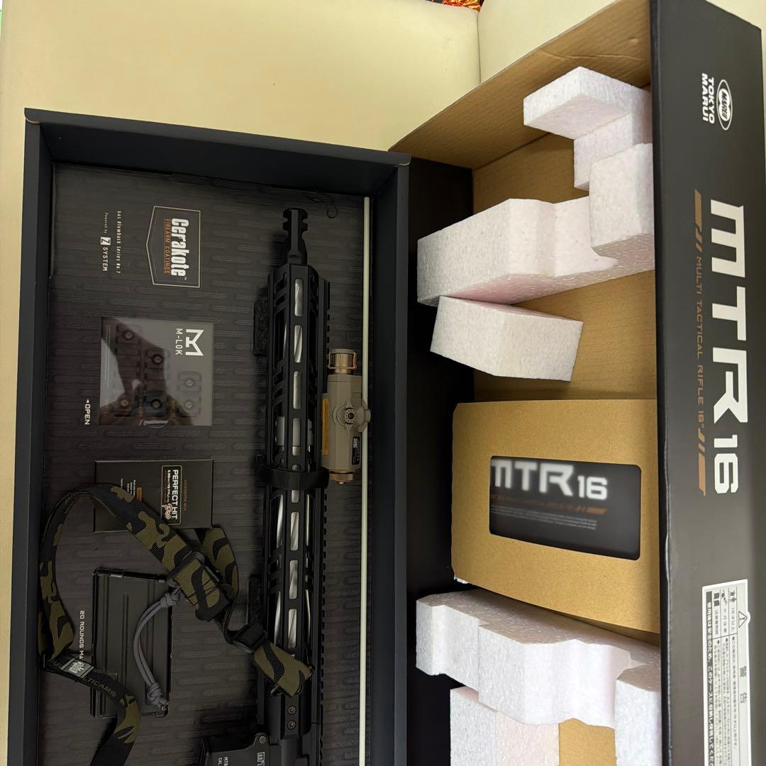 東京マルイmtr16 ガスブロ箱付き