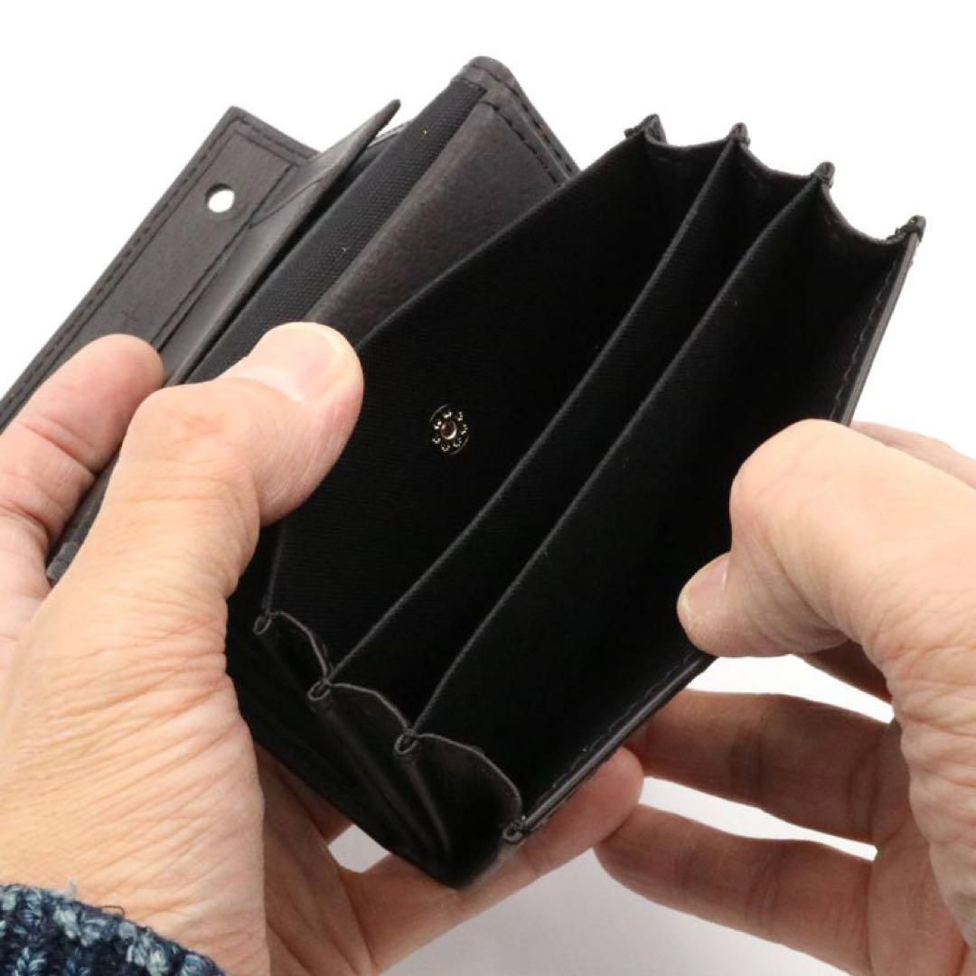 millefoglie II P25」ミニ財布 ブラック