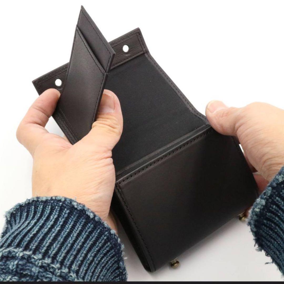 millefoglie II P25」ミニ財布 ブラック