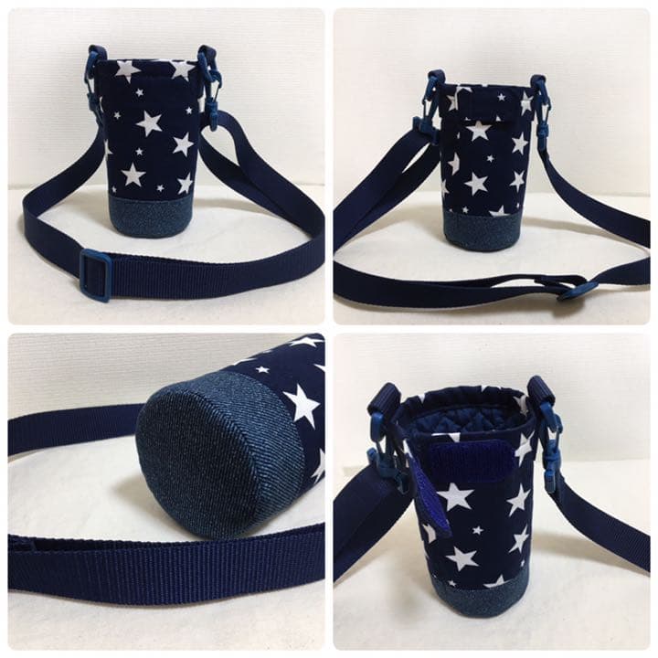 ハンドメイド　オーダー　水筒　カバー　ユニコーン　星柄