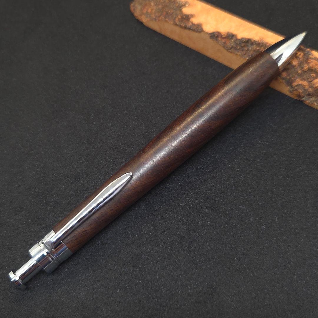 No.15ハンドメイド木軸シャーペンローズウッド