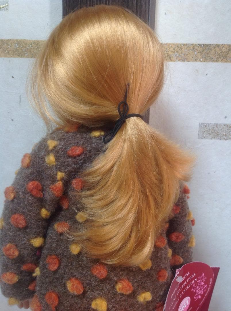 人形：ビンテージドール【シルビア・ナッテラ】 ②赤 Gotz 約48㎝