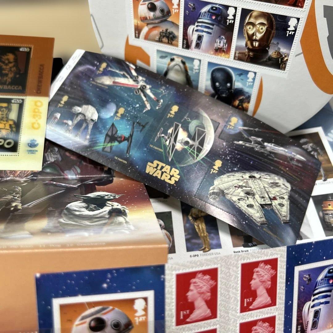 スターウォーズ　切手　8種　切手80枚