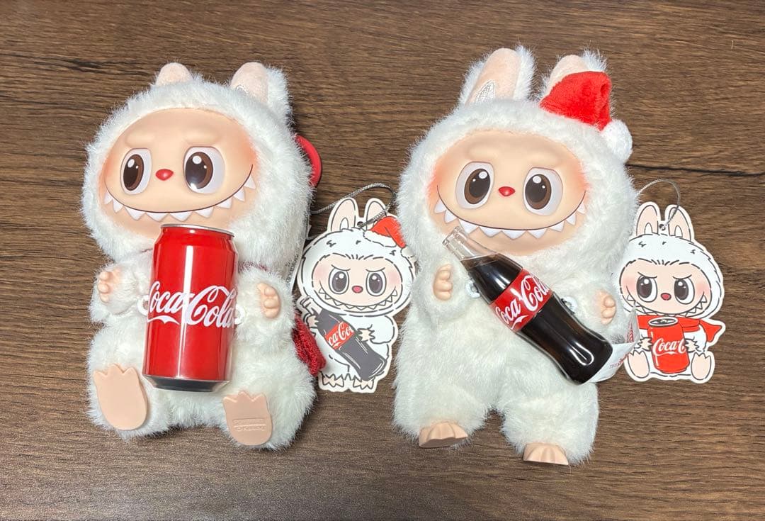 【美品】コカ・コーラ ラブブ 2体セット
