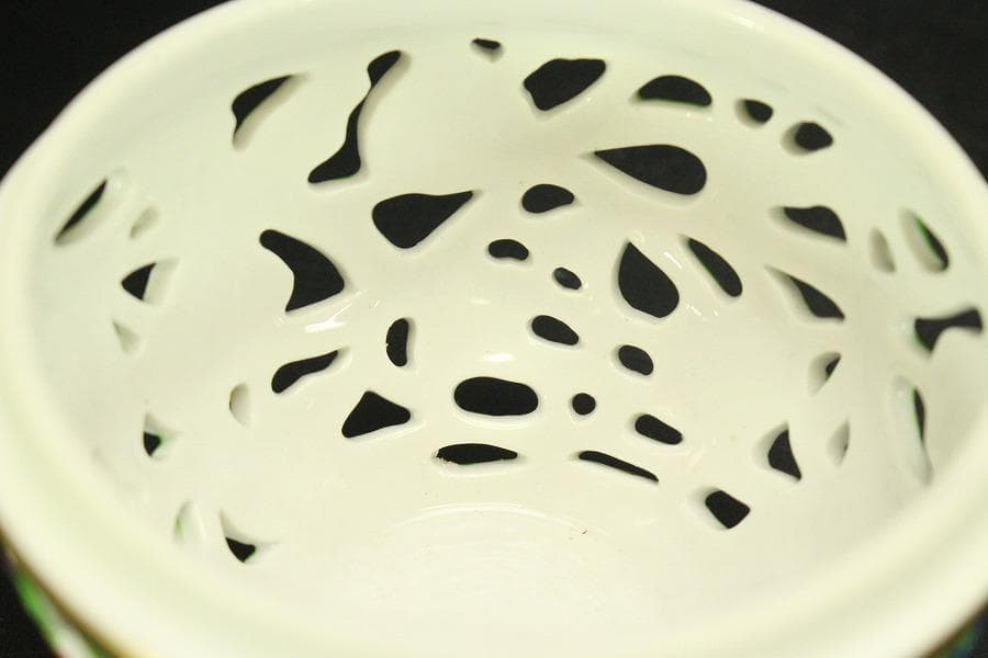 HEREND HVNGARY 小物入れ 透かし ボンボン入れ(メ1574)