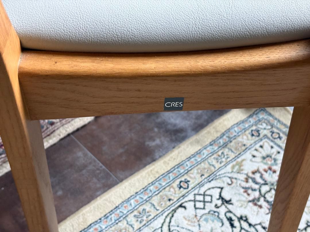 CRES　クレス　椅子　モダン　シンプル　ナチュラルテイスト　２脚セット　　IZ