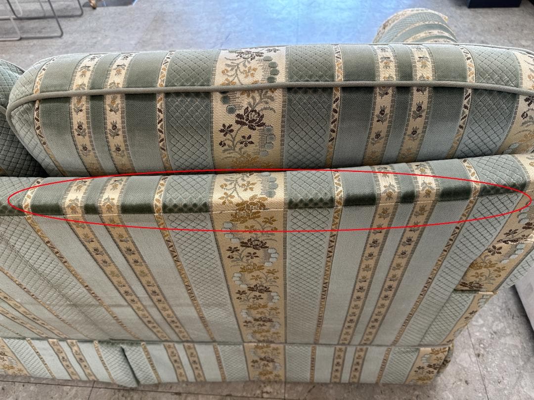 マルニ　2人掛けソファ　エミールⅡ　地中海ロイヤル　ラブシート