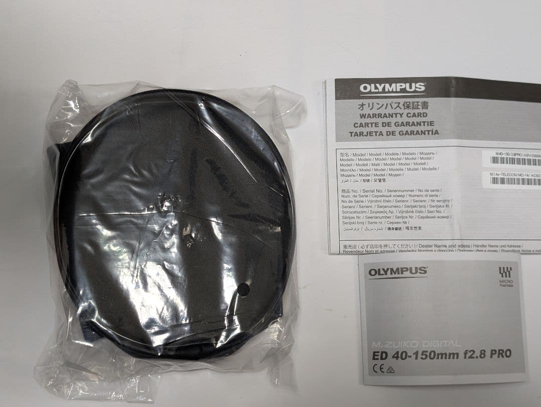 レンズ(ズーム) M.Zuiko Digital ED 40-150mm F2.8 PRO