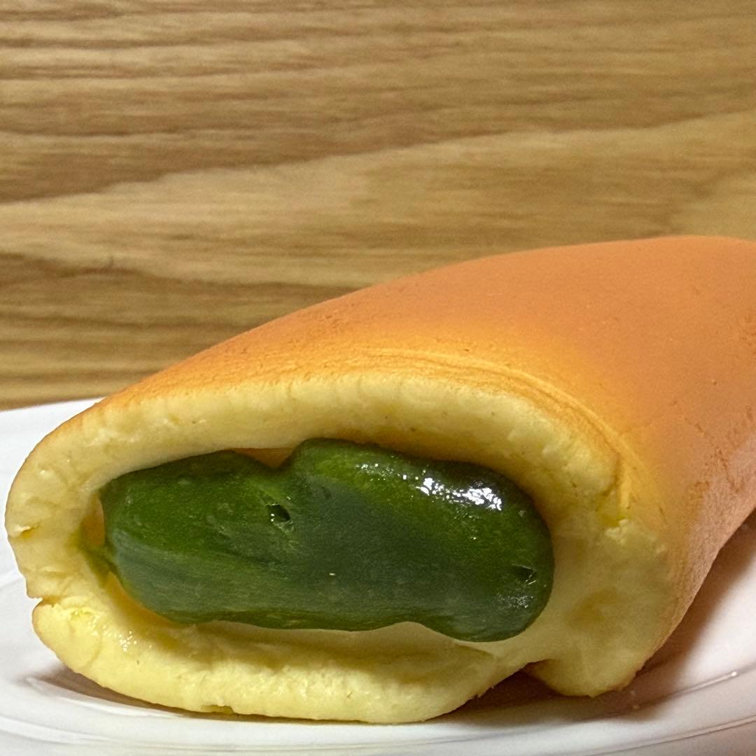 【約12センチ】大あんまき 食品サンプル 和菓子 抹茶あん風 リアル模型