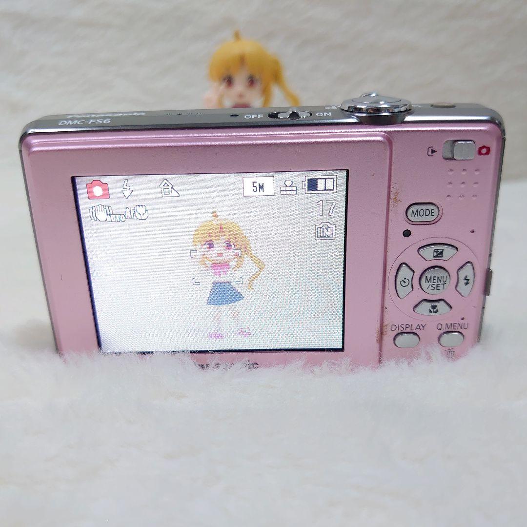【稼働品】Panasonic LUMIX ルミックスDMC-FS6 ピンク