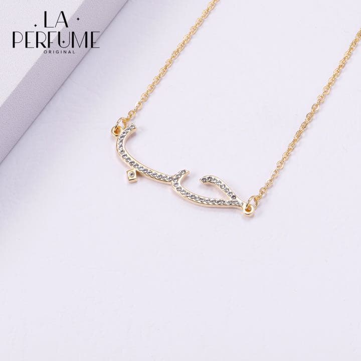 名前入れ♡キラキラアラビア語✨カスタムネックレス イニシャル✨名入れ 手作り