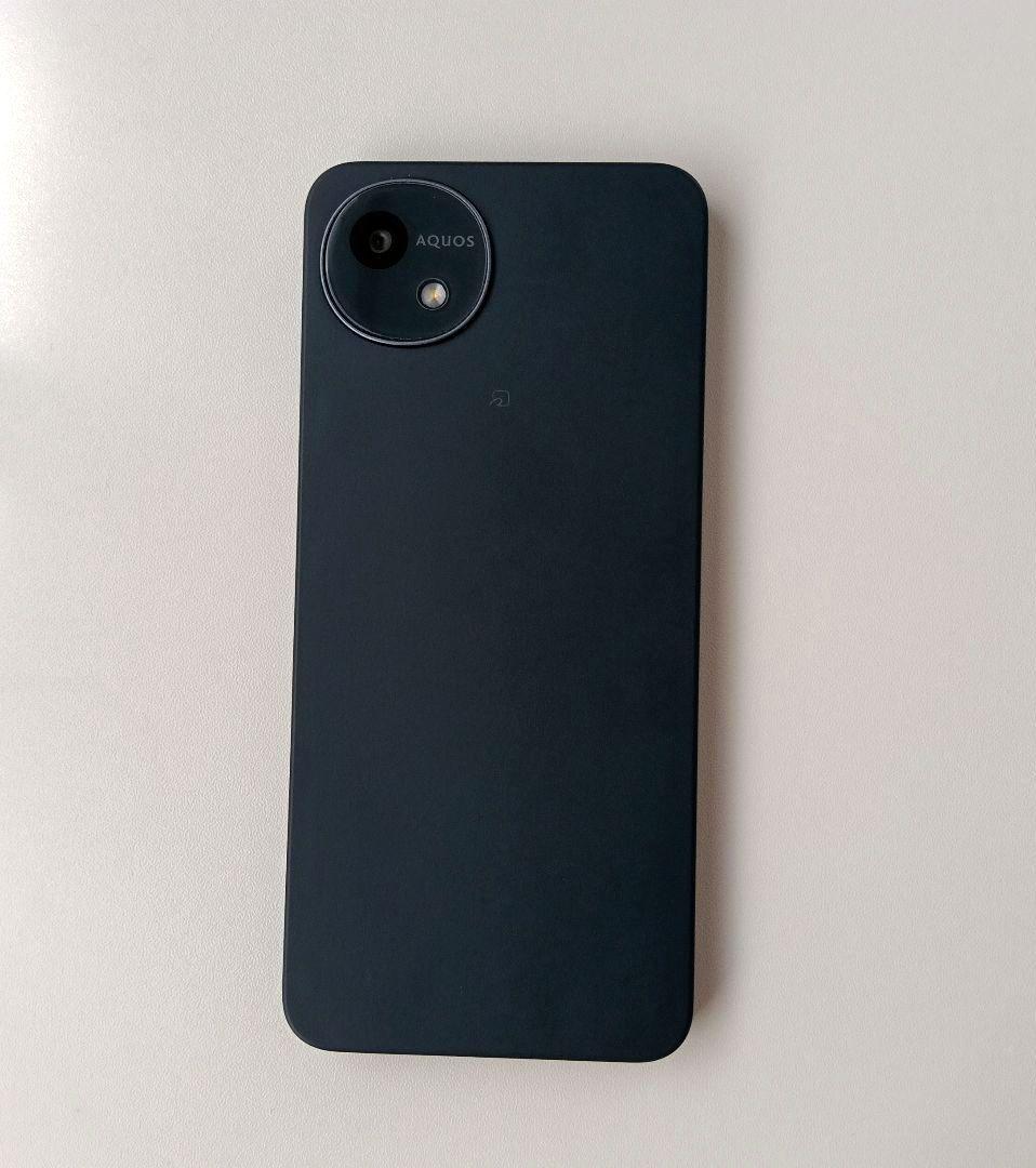 AQUOS wish4 ブラック　保護フィルム付