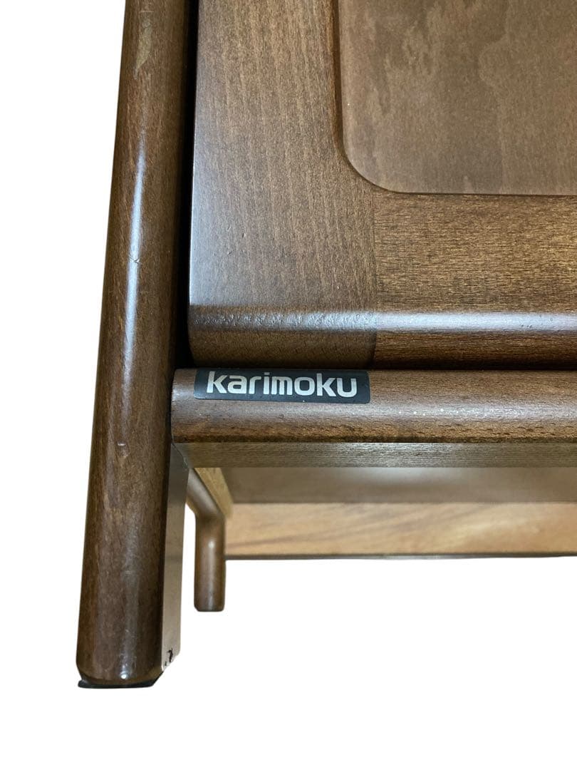 karimoku カリモク コロニアルチェスト 電話台引き出し付