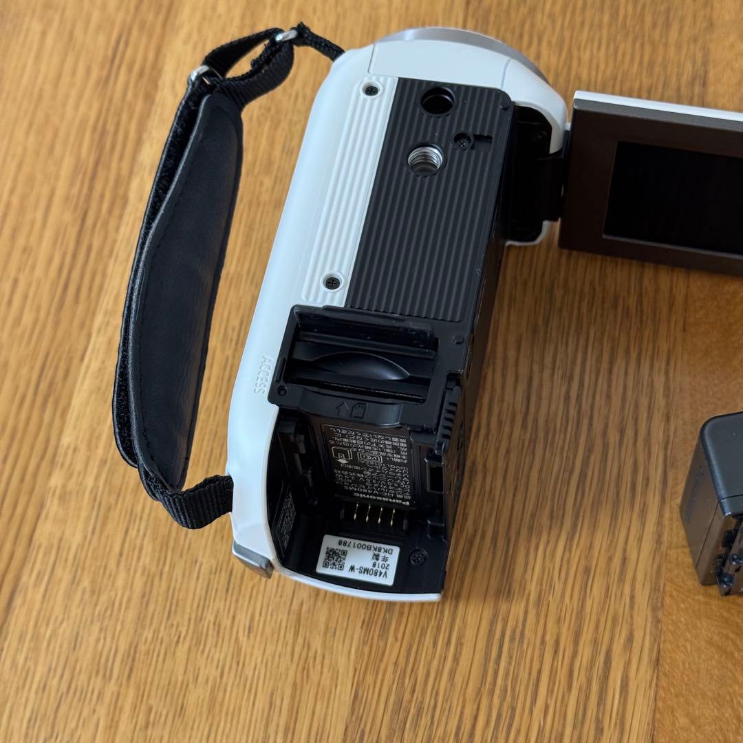 パナソニック HC-V480MS ハイビジョンビデオカメラ 白ホワイト