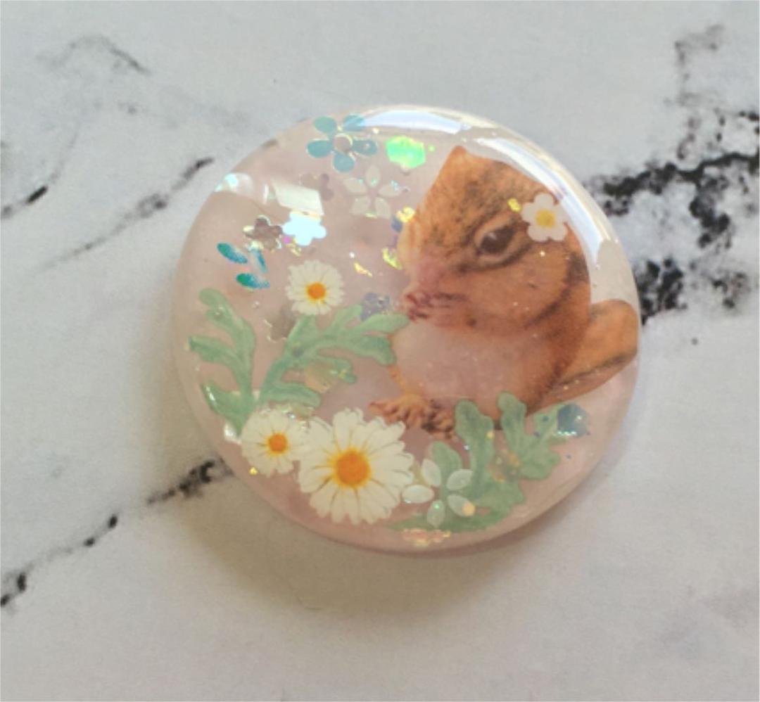 レジンヘアゴム♡ハッピーりすさん・再販不可