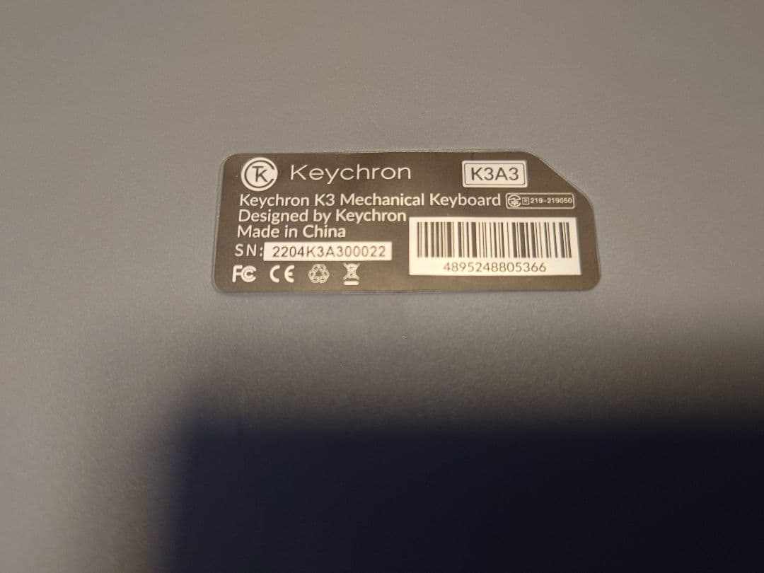 Keychron K3 茶軸 白色LED