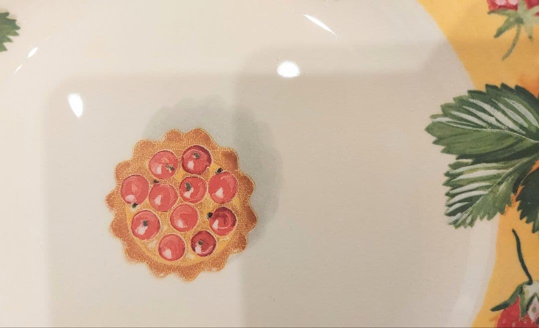 GIEN ジアン フルーツタルトプレート 6枚セット アンティーク