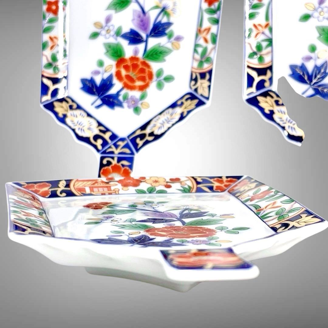 有田焼 醍醐窯 古伊万里 羽子板皿 ×5セット