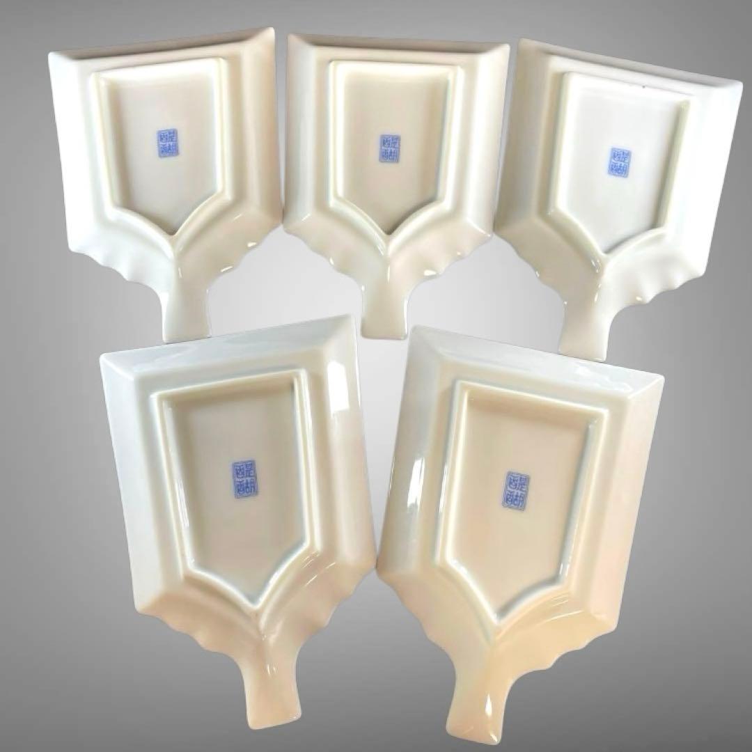 有田焼 醍醐窯 古伊万里 羽子板皿 ×5セット