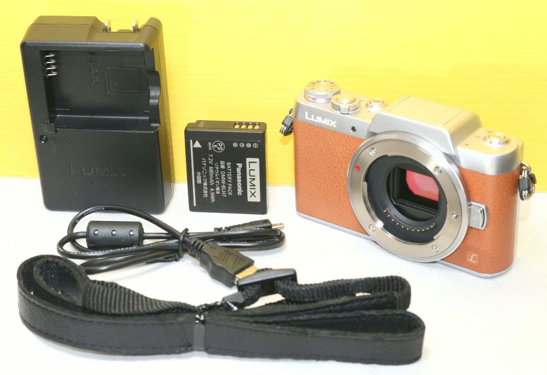 ⭐Panasonic Lumix GF7 ボディ⭐ブラウン 送料無料❤️