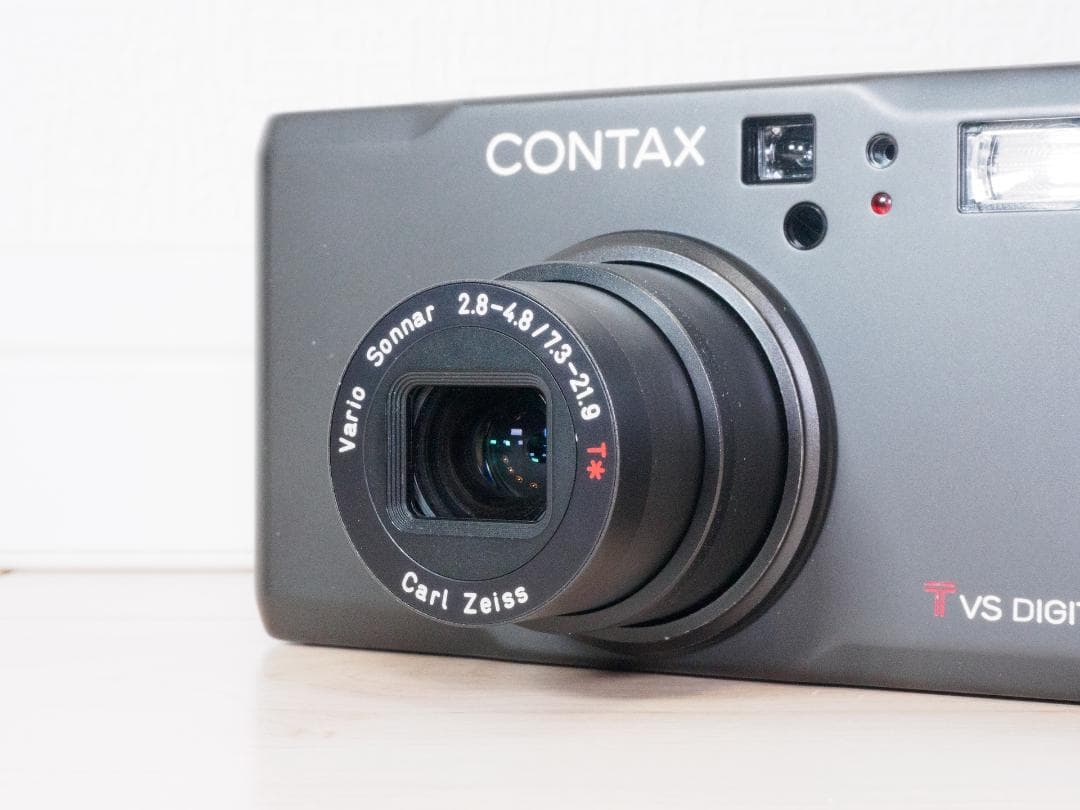 CONTAX TVS DIGITAL チタンブラック 純正ケース バッテリー3個