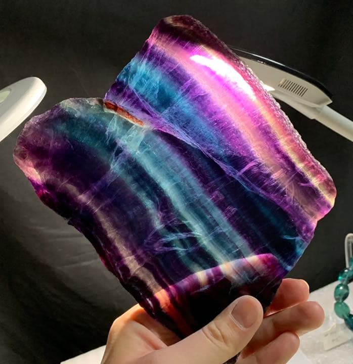 超透明☆美グラデーション・フローライト プレート