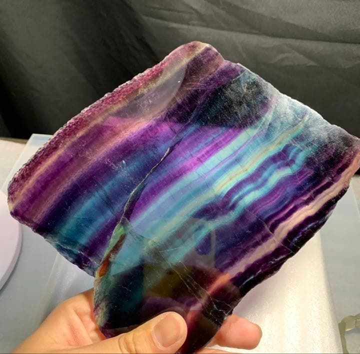 超透明☆美グラデーション・フローライト プレート