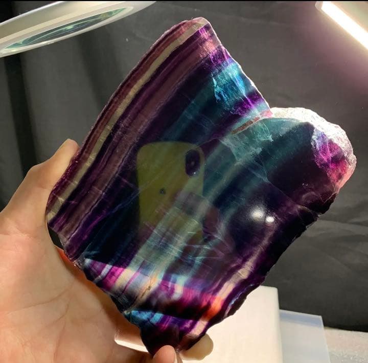 超透明☆美グラデーション・フローライト プレート