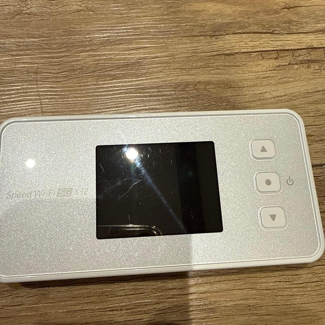 【美品】Speed Wi-Fi 5G X12 モバイルルーター　カシモ