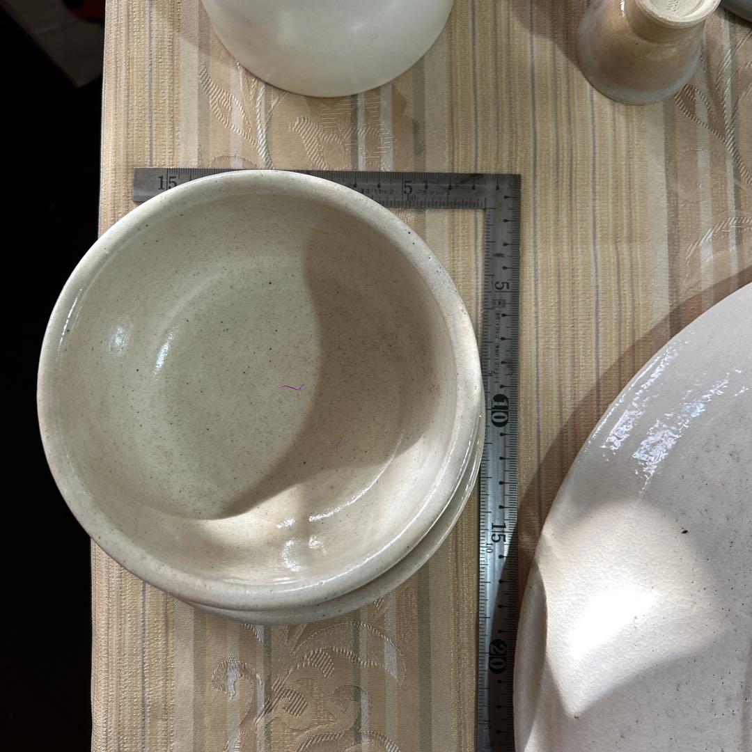 シンプルでエレガントなホワイト食器9点セット 自分流のコレクション