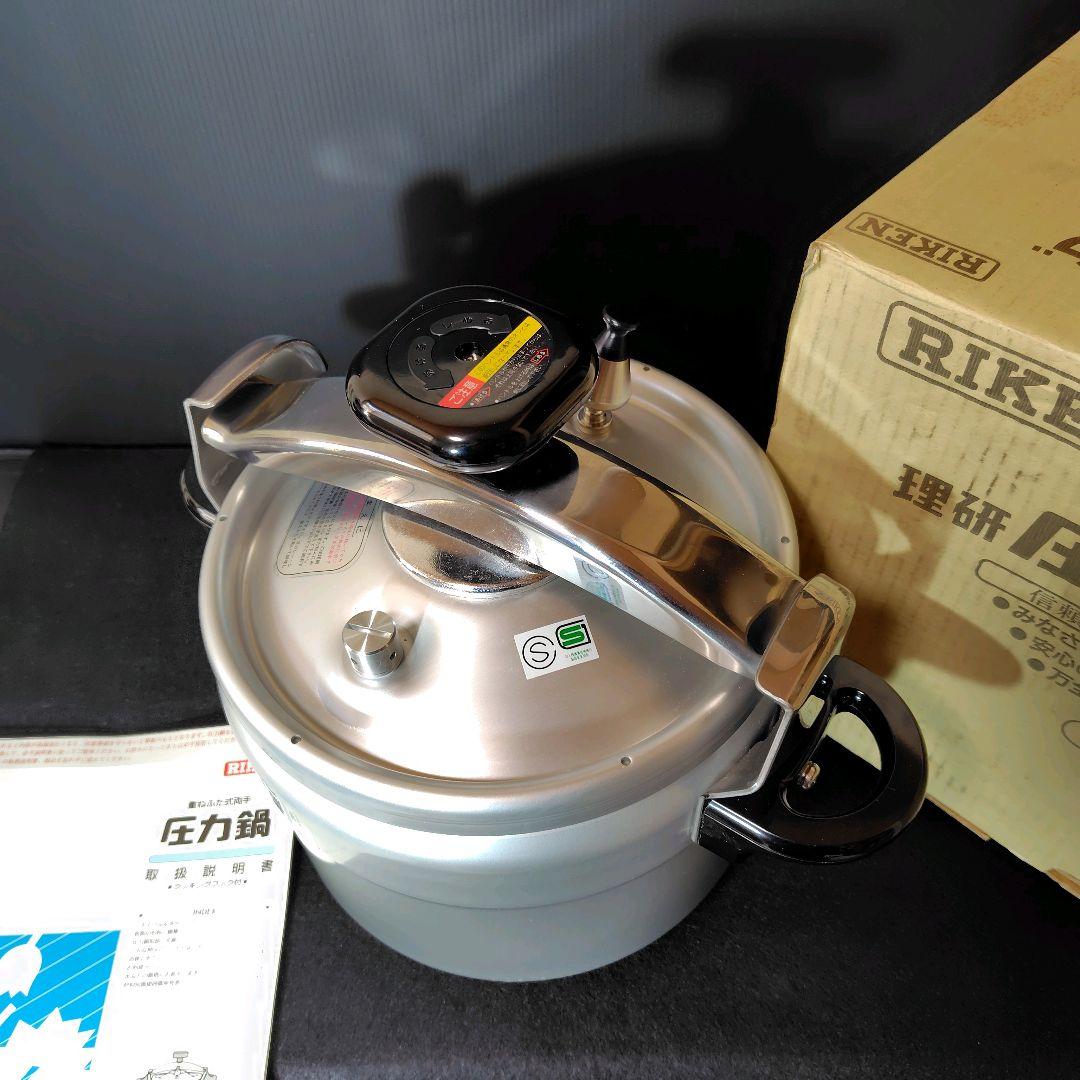 【新品】理研 リケン 圧力鍋 6ℓ 一升炊 両手鍋 RSK-60 希少