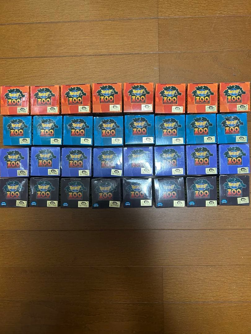 ワンピースワールドコレクタブルフィギュアZOO vol.1〜4 32種