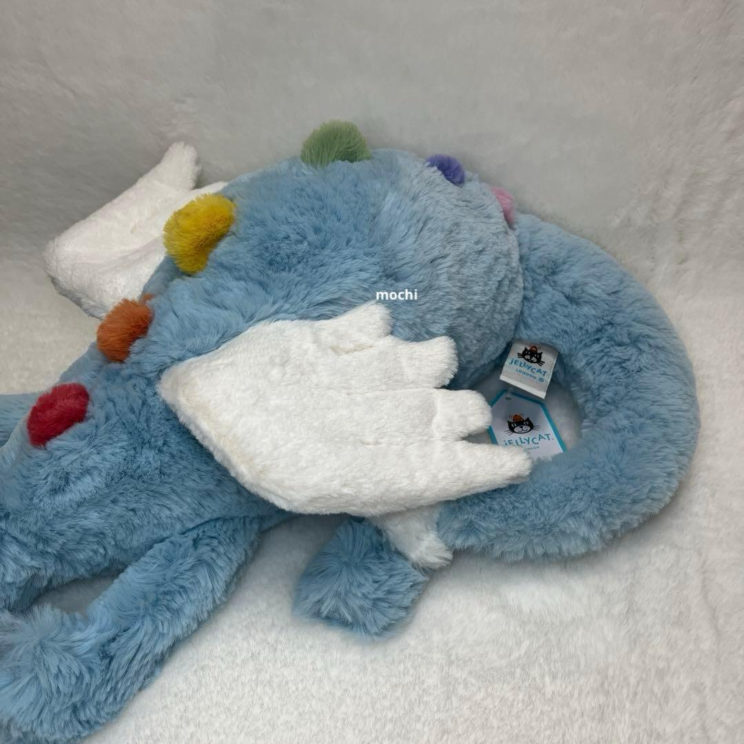  Sky Dragon ドラゴン 水色 ぬいぐるみ新品