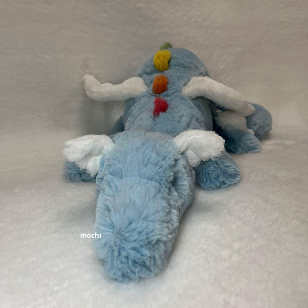  Sky Dragon ドラゴン 水色 ぬいぐるみ新品