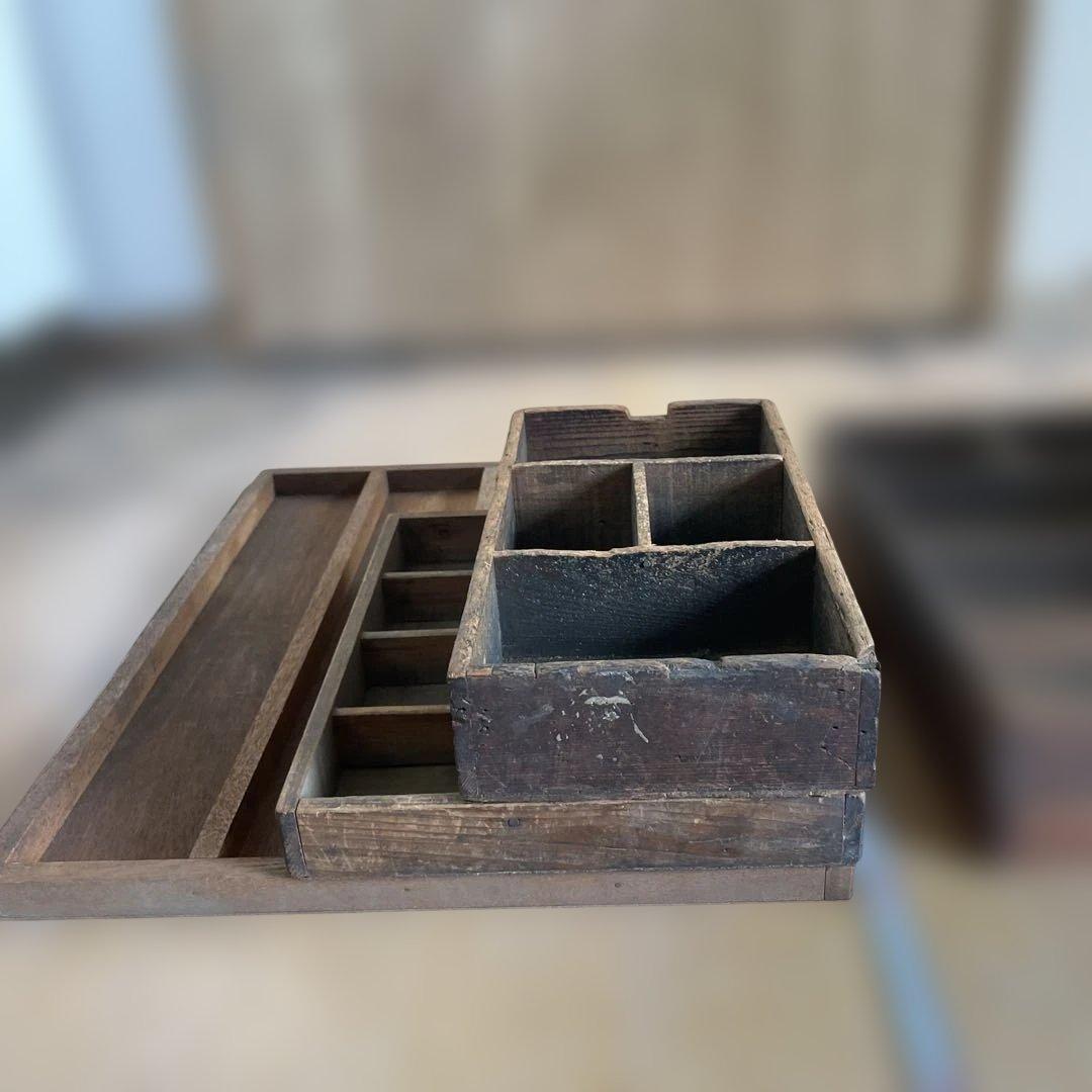 【倉庫整理セール】仕切りケースなど　色87個【活版印刷】【古道具】