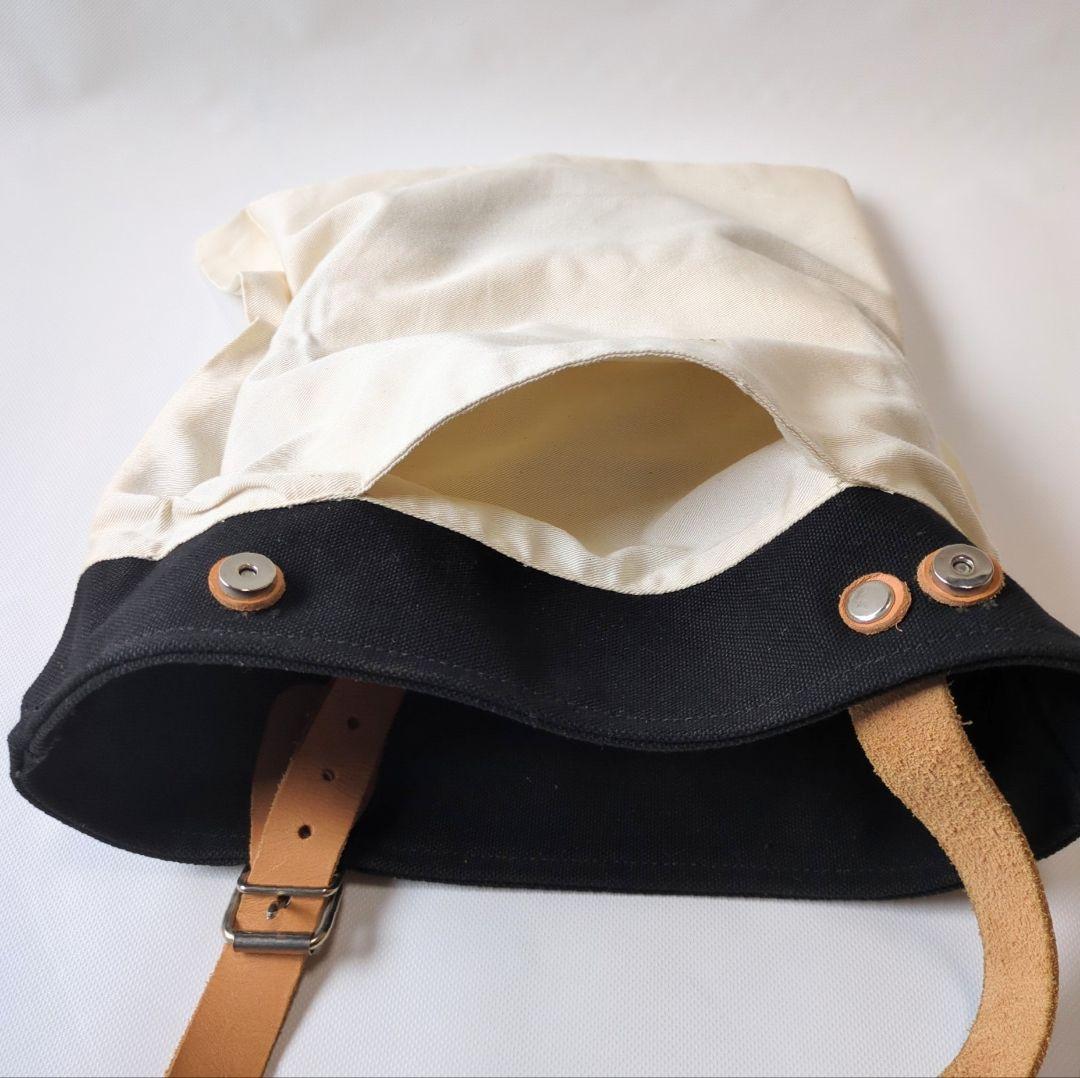 【１点物】Kukri（ククリ） ハンドメイド トートバック ブラック