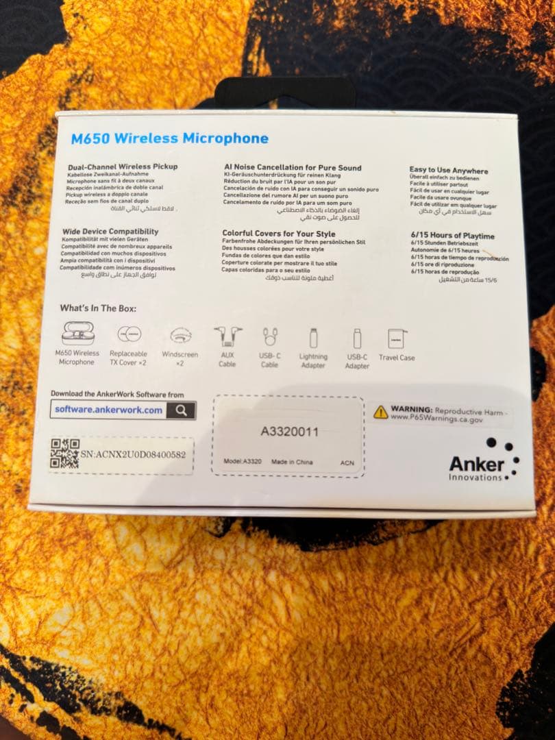 AnkerWork M650 ワイヤレスマイク アンカー