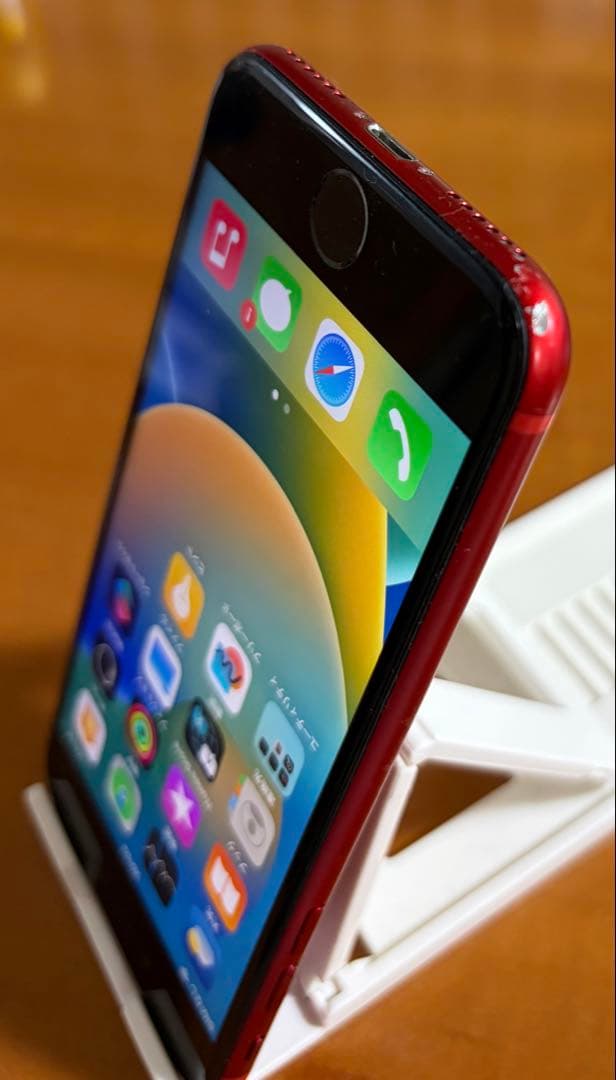 【ジャンク品】iPhone 8 256GB レッド メインカメラ不具合あり
