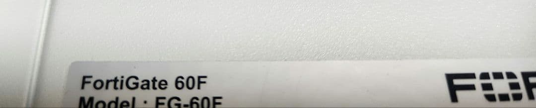 Fortinet FortiGate 60F ライセンス29年