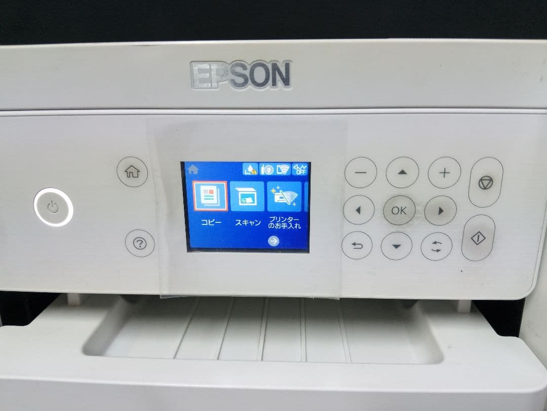 EPSON エコタンク EW-M634Tノズルチェック良好 使用感あり 白