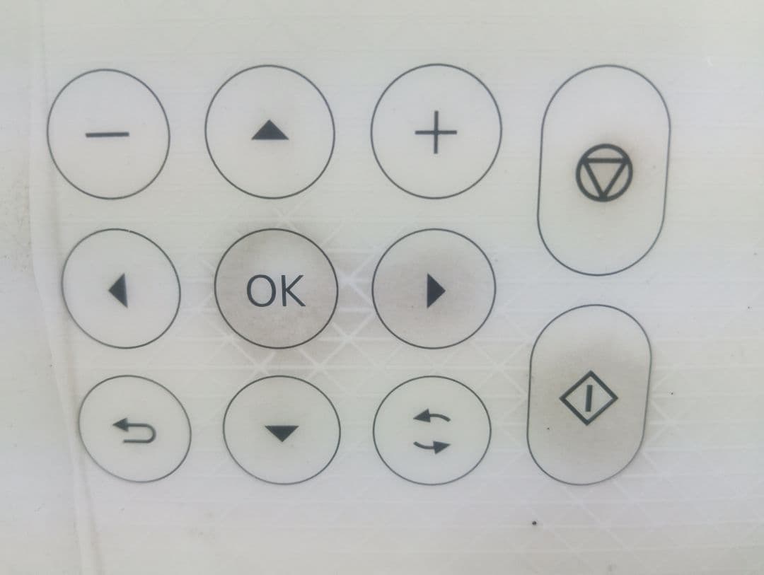 EPSON エコタンク EW-M634Tノズルチェック良好 使用感あり 白