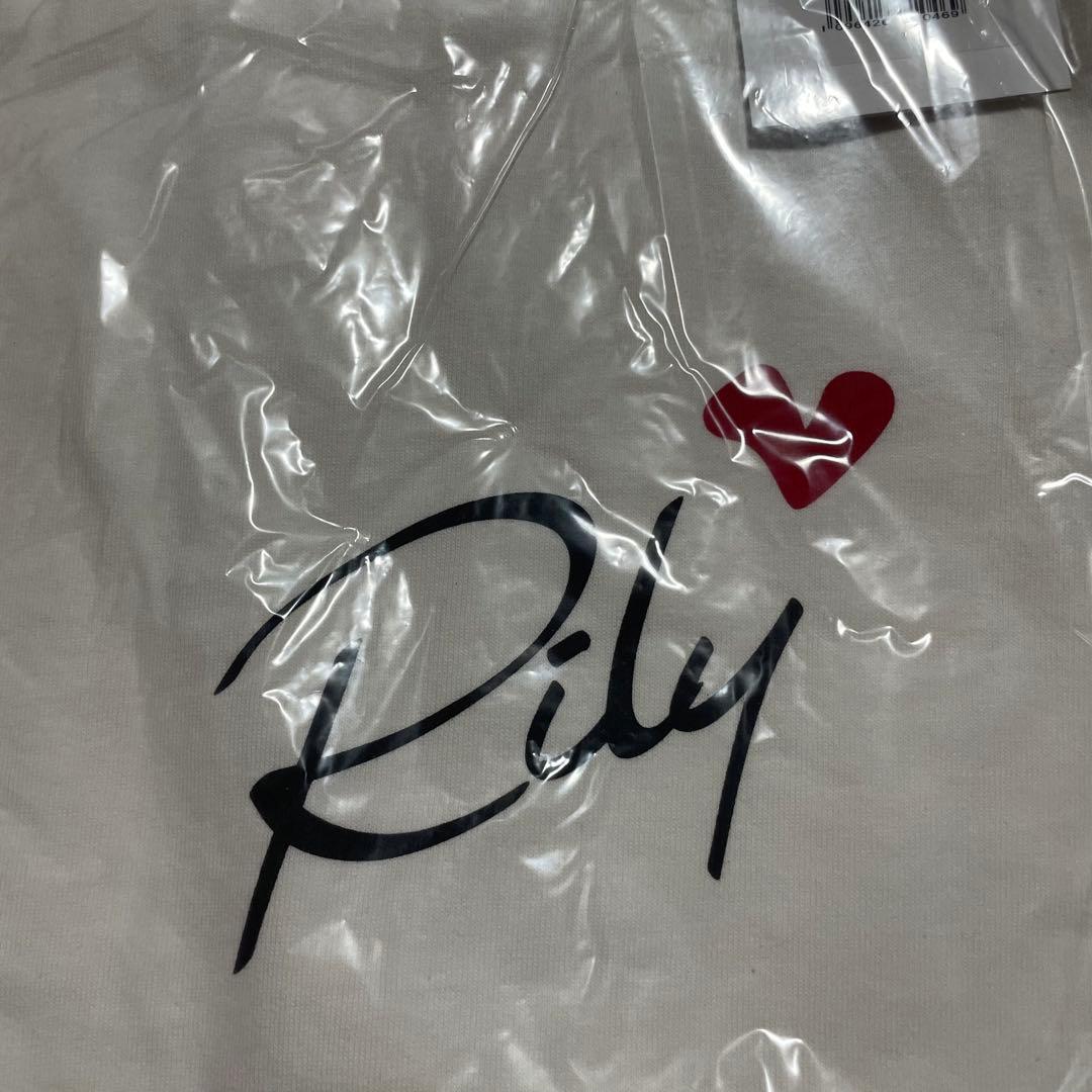 Rily ハート ホワイト Tシャツ XL