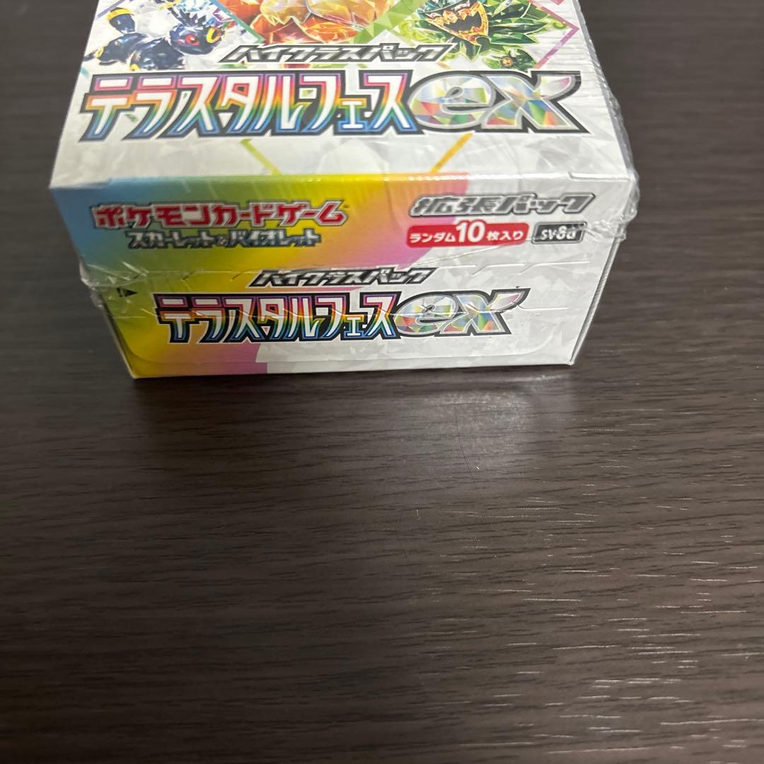 ポケカ box テラスタルフェスex 新品未開封 シュリンク付き商品