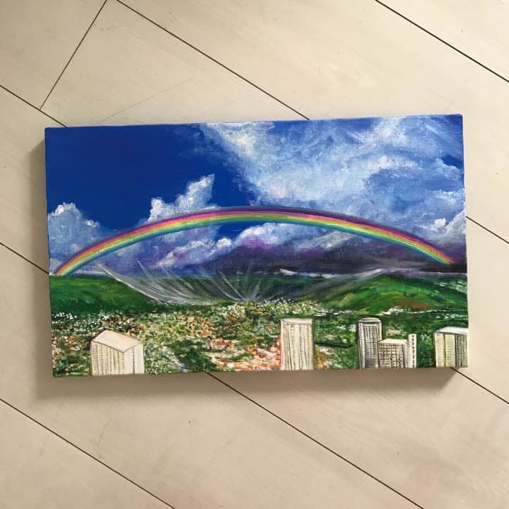 ハワイ土産♡海の絵♡絵♡アート♡ロンハーマン♡sandyfeet♡プアラニ