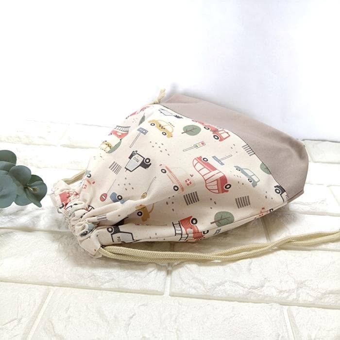 《通園・通学3点セット》はたらくクルマ・レッスンバッグ他計3点　＃n1858