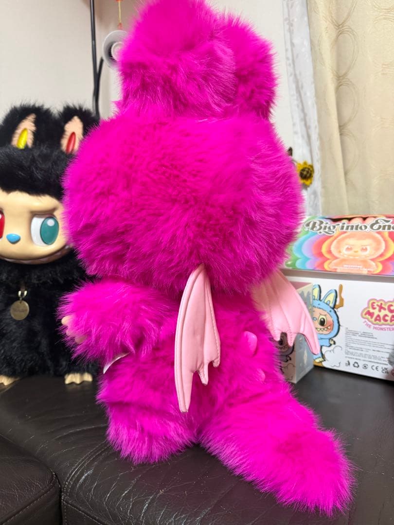 超特大60cmドラゴンフルーツピンク天使ジモモ 羽付き スペシャルオーダー