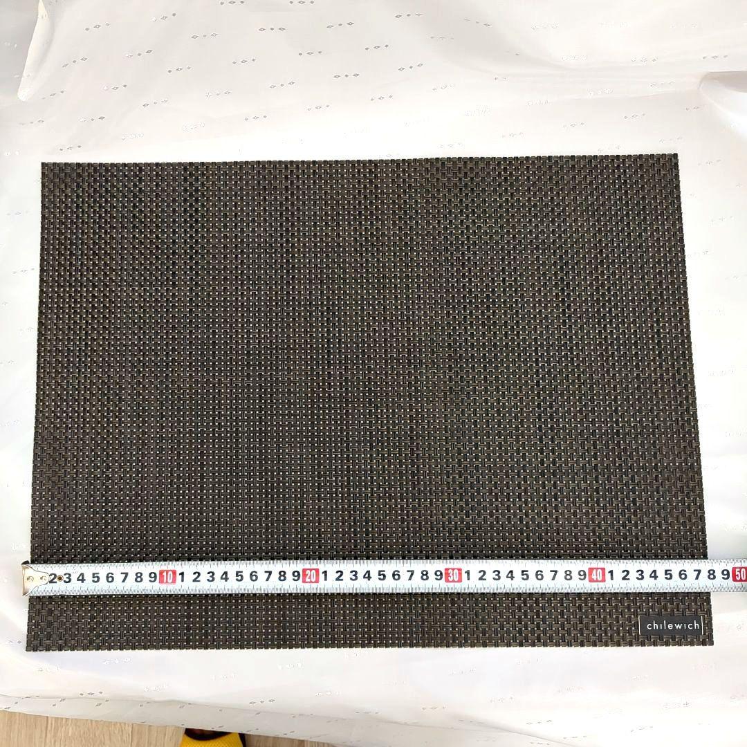 chilewich ダークブラウン ランチョンマット 4枚セット　④