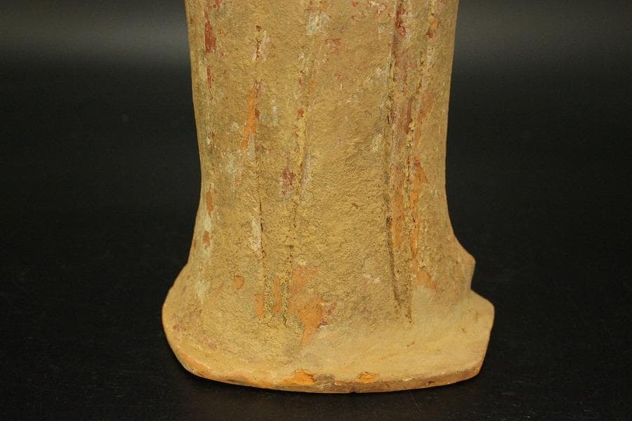中国美術 加彩 女人 俑 高36.5cm(A883)