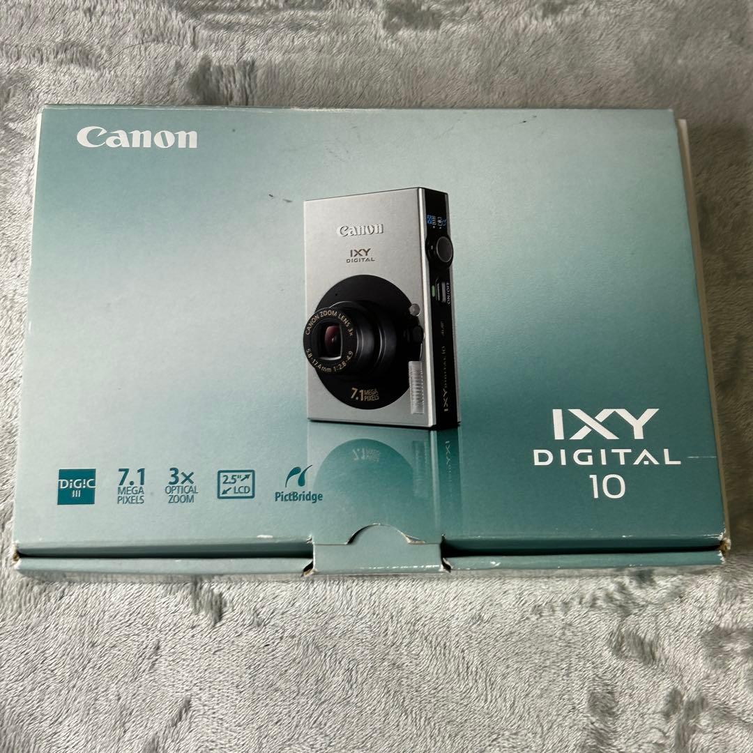 【箱付き】Canon IXY DIGITAL 10 シルバー レトロデジカメ